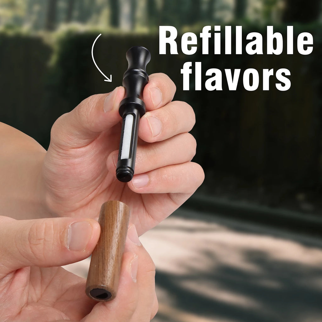 Quit Smoking Premium Nicotine-Free Aromatherapy Inhaler Stick with Custom Logo -Natural Wooden Aromatherapy Inhaler