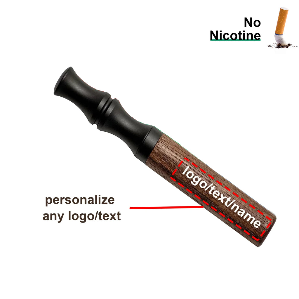 Quit Smoking Premium Nicotine-Free Aromatherapy Inhaler Stick with Custom Logo -Natural Wooden Aromatherapy Inhaler